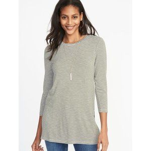 3/$35 // Striped 3/4 Sleeve Tunic Top